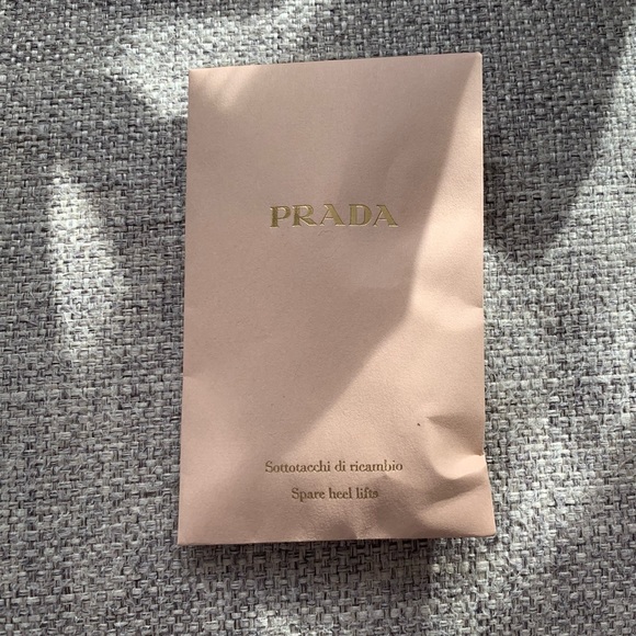 Prada Suede & Metallic Leather Ankle Strap Sandals - Picture 8 of 8